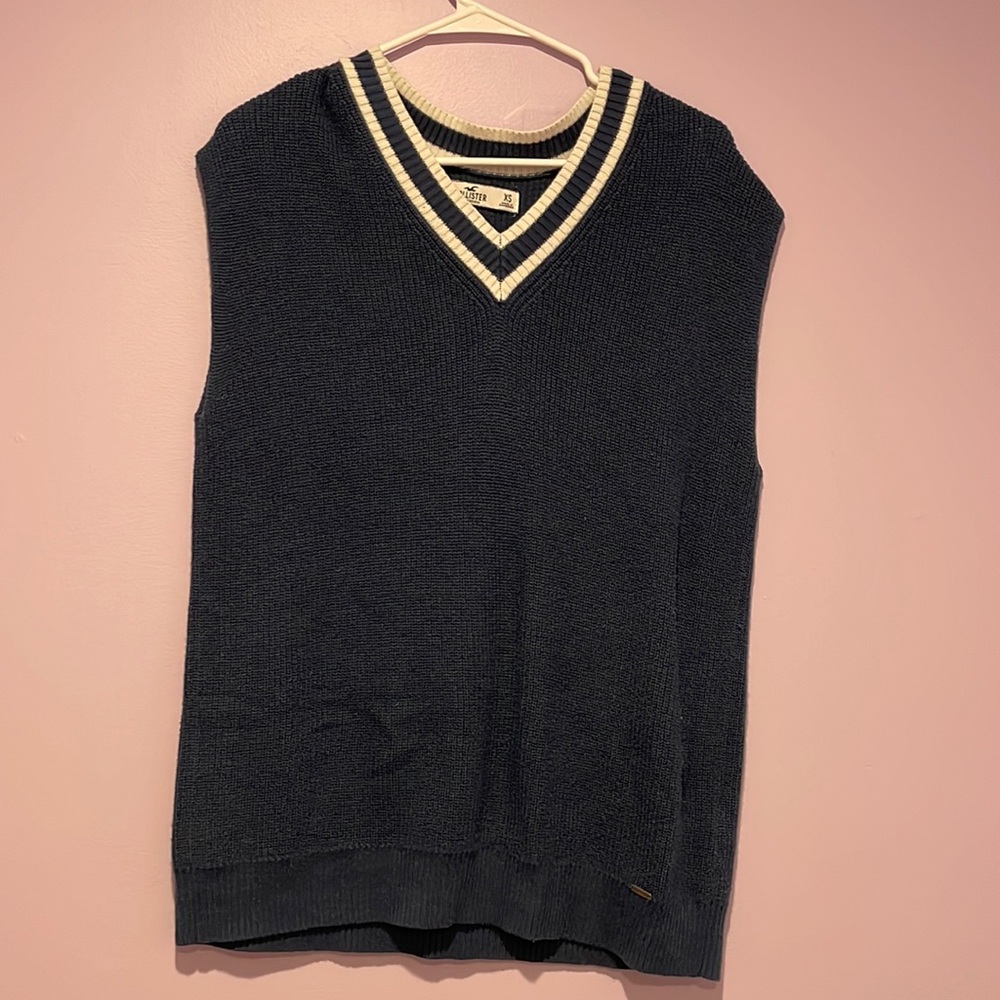 Blue oversized sweater